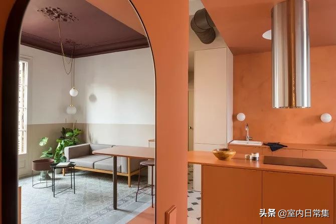 巴塞罗那酒店式公寓,巴塞罗那粉色尖顶房