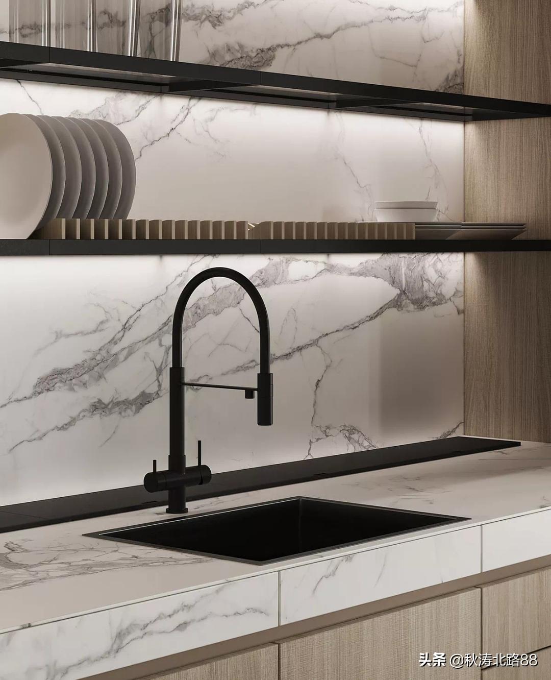 厨房装修什么瓷砖好看又实惠,厨卫瓷砖最好看的效果图