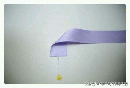 2.5厘米丝带古风蝴蝶结发饰教程,儿童古风丝带蝴蝶结发饰diy教程