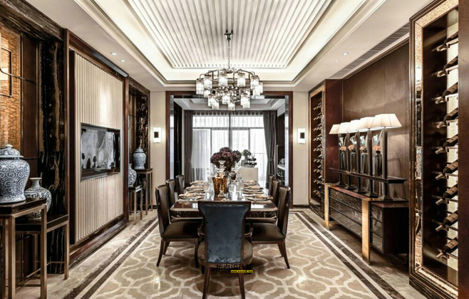 美观实用最新酒柜设计,室内装饰酒柜设计风格