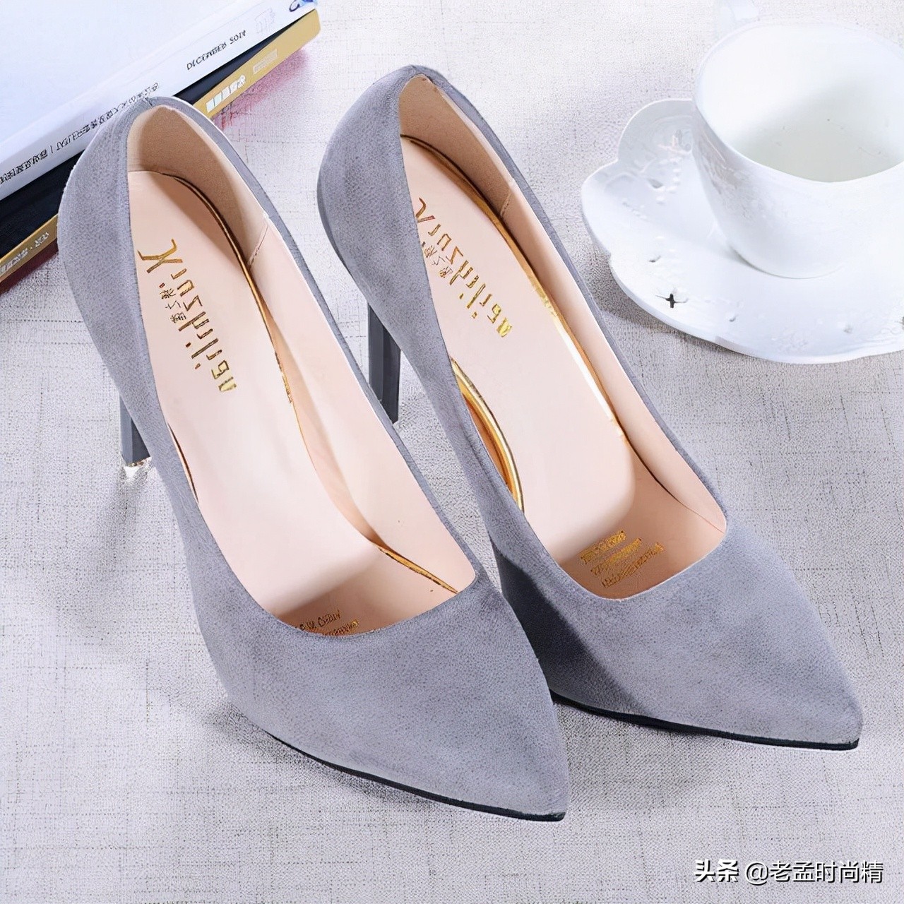 气质细高跟鞋单鞋,一字高跟鞋细鞋