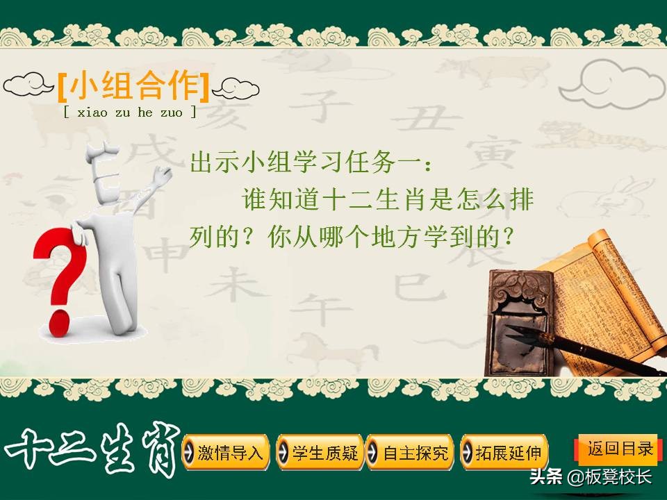 十二生肖公开课ppt素材可爱,优秀传统文化视频ppt讲解