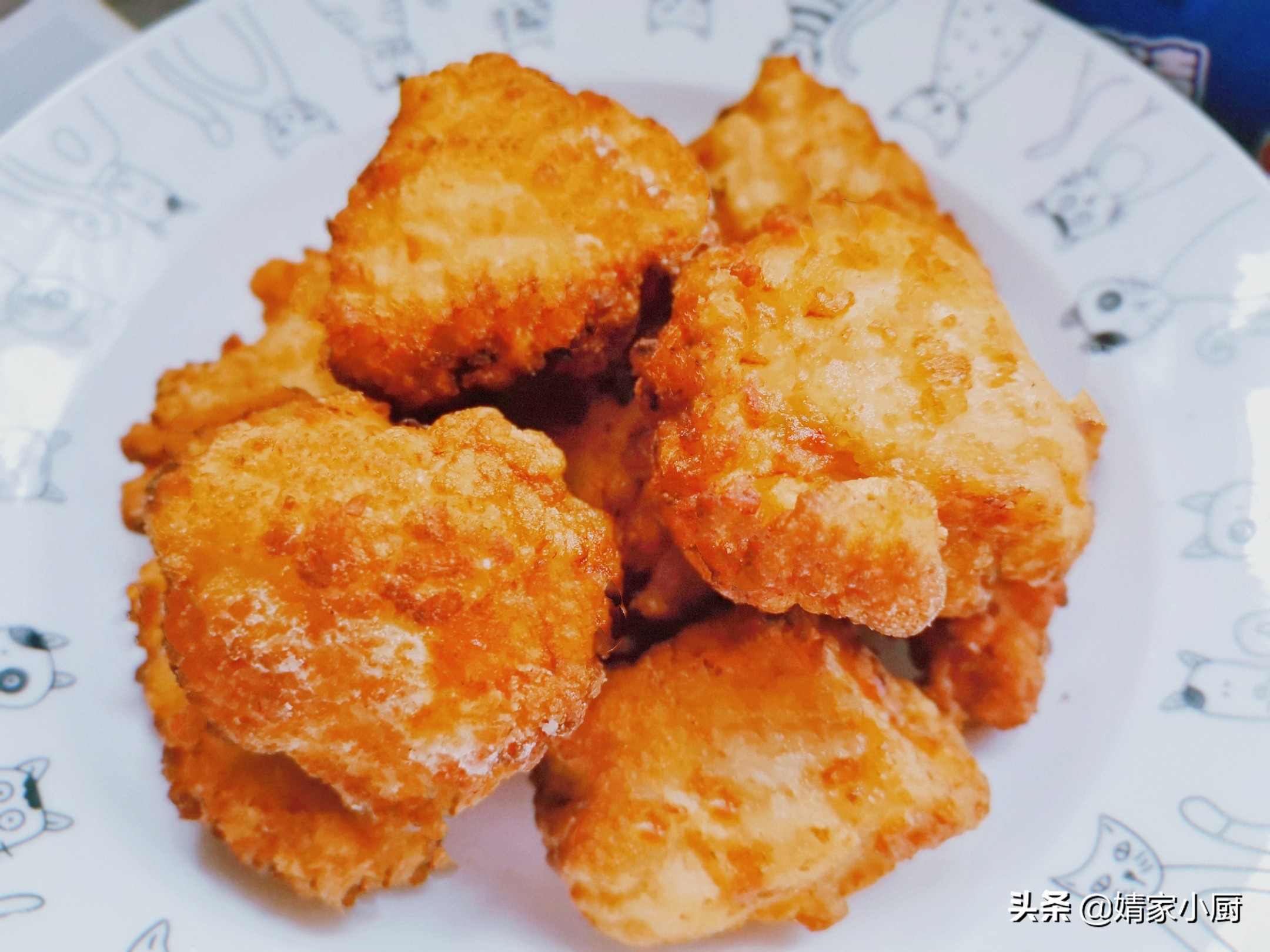 酥脆炸鸡块做法,儿童在家做炸鸡