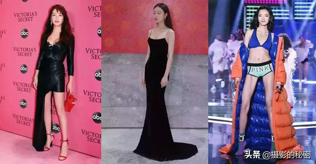 李圣经气质魅力的长腿女神,李圣经黑色一字肩身材