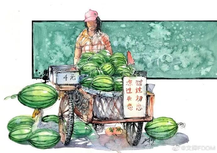 淡彩钢笔画技法,钢笔淡彩画基本知识