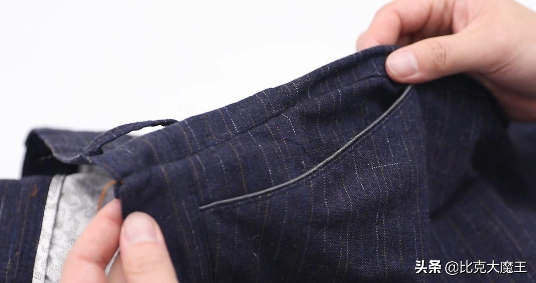 裤子收腰小妙招不用改,裤子裤腰大了怎么收小点