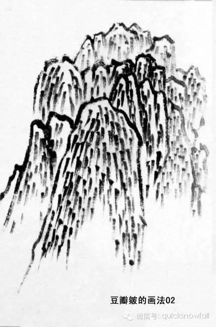北派山水画山石画法,山水画技法山石的基本画法解析