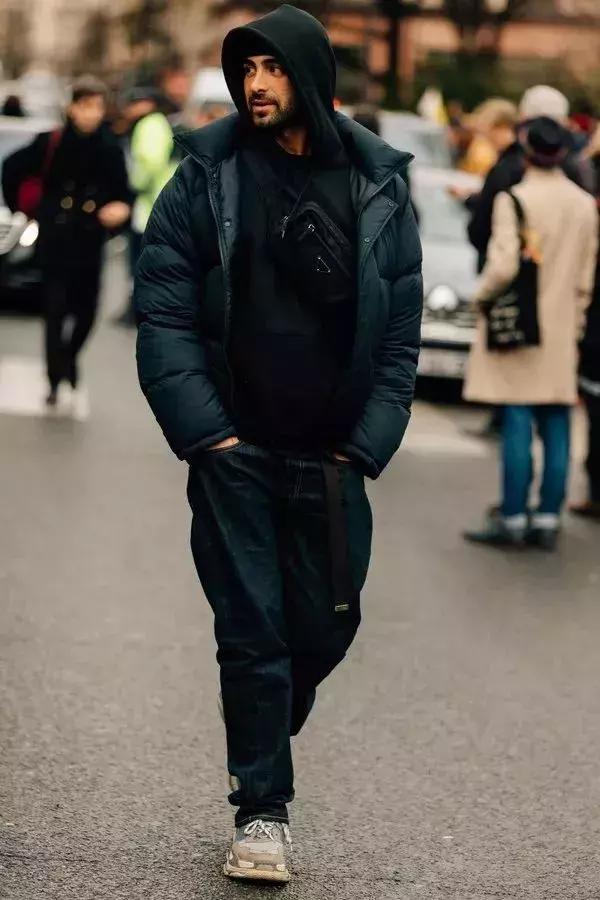 穿搭羽绒服,男生羽绒服成熟时髦便宜