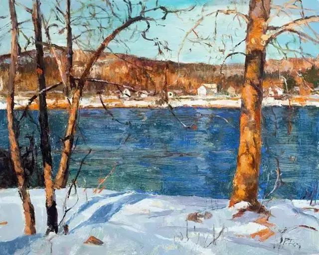 100张油画风景欣赏每一张都是顶配,100张风景油画初学者临摹