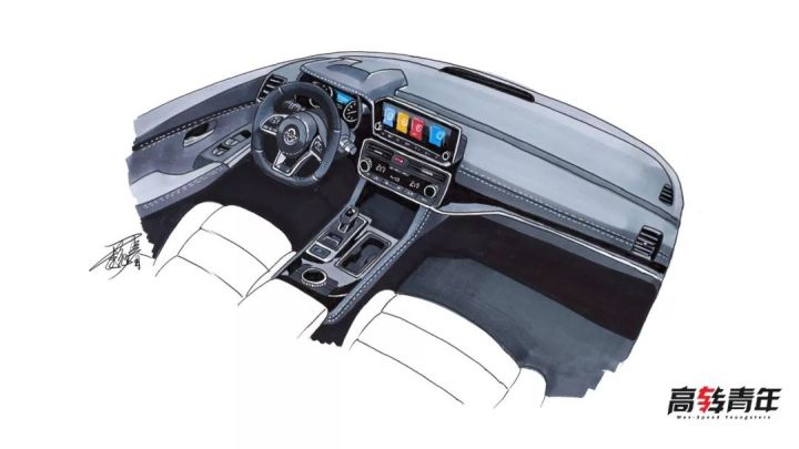 日产新奇骏2019改款谍照,全新日产奇骏内饰