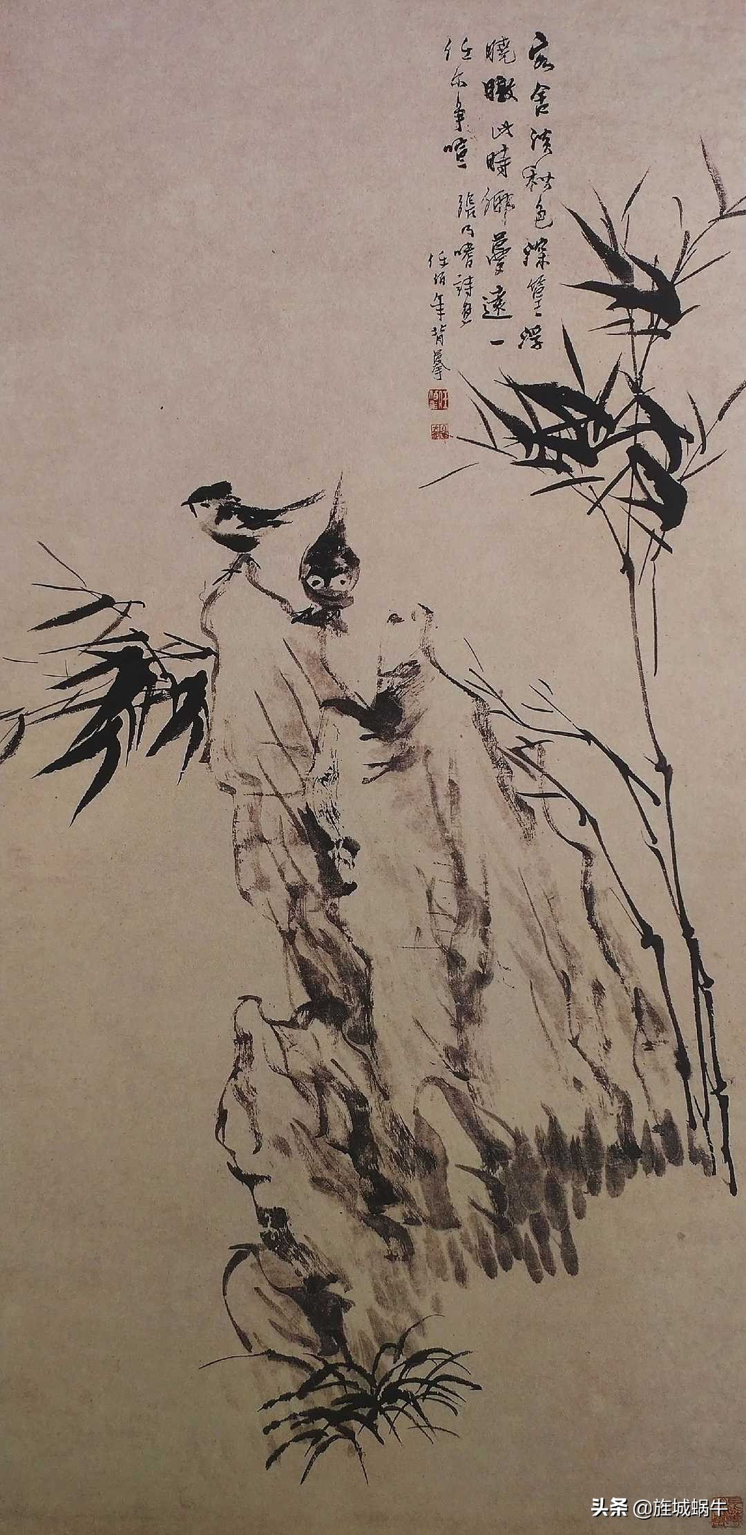 他以笔墨捕捉迎风腾飞的鸟雀、轻灵鲜活的花蕾