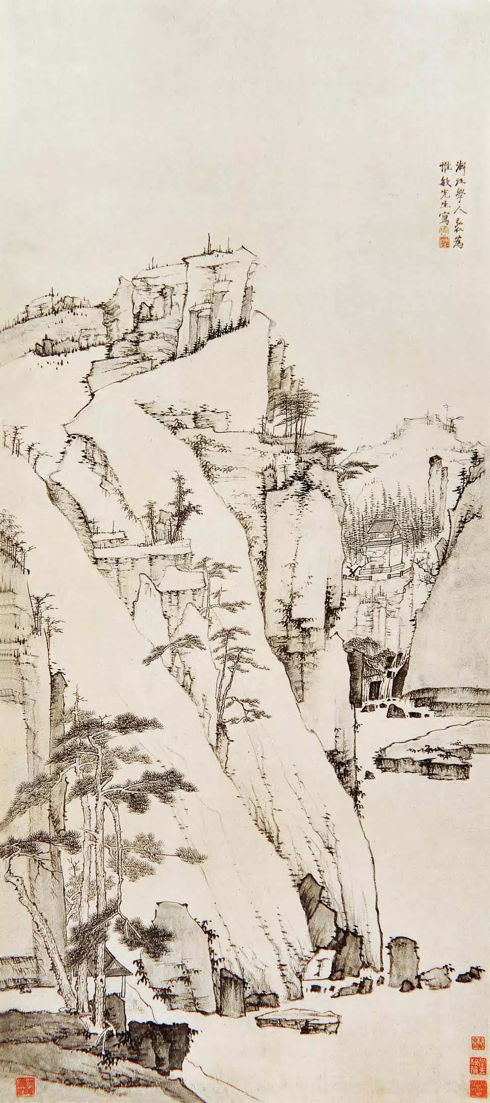 渐江:画禅诗癖足优游,新安画派的开创大师作品欣赏