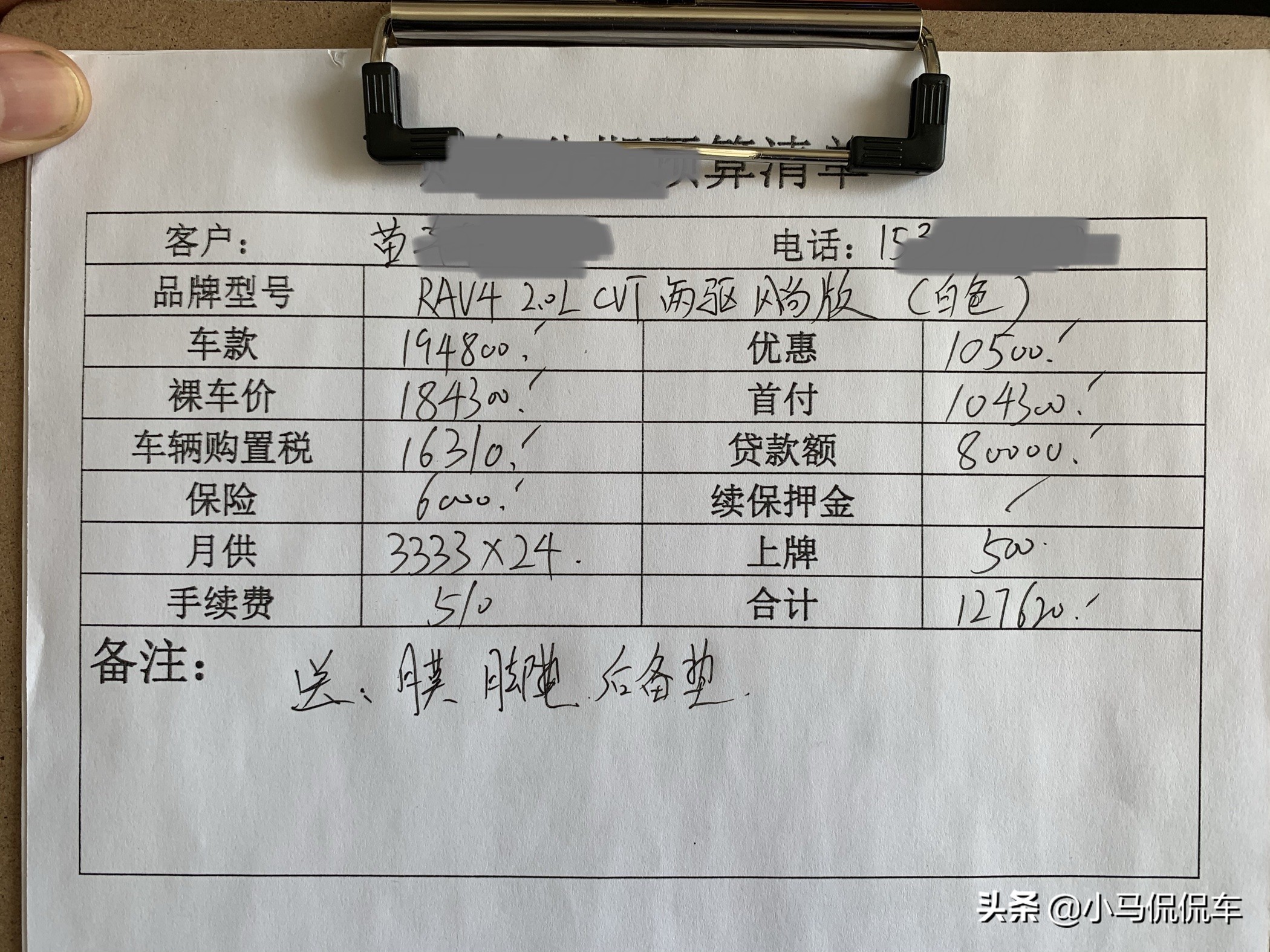 全新丰田荣放落地和用车成本参考,10w公里的丰田荣放值得买吗