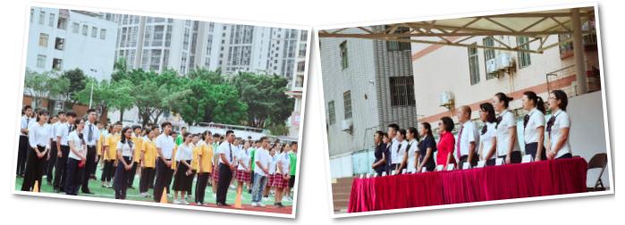 英德华粤艺术学校学生日常,英德华粤新生开学