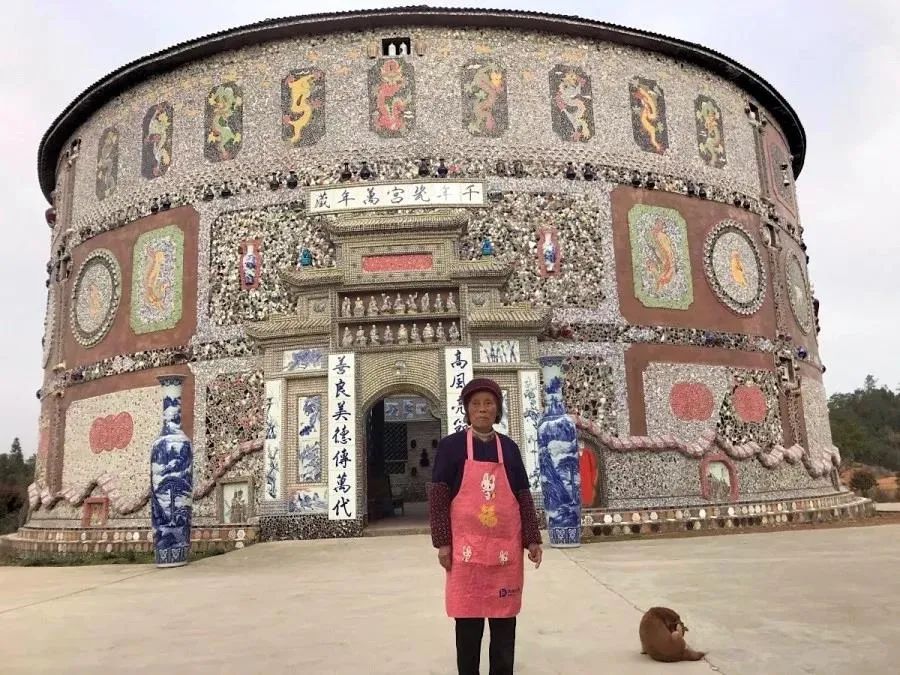 91岁老奶奶打造一座千年瓷宫,80岁老人打造千年瓷宫在哪