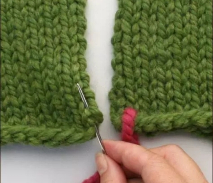 上下针无缝缝合怎么缝,手工缝合对缝技巧