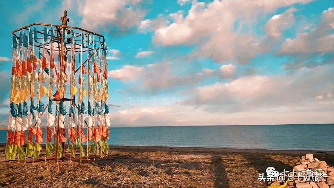 青海湖旅游景点线路推荐图手绘,青海湖景点游玩攻略图