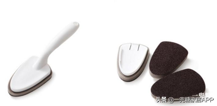 酒店厨房墙面长柄油污清洁刷子,清洁刷长柄二合一家用厨房刷子