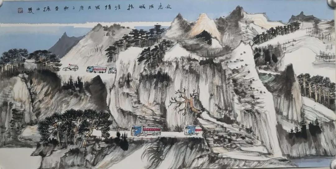 万众一心抗击疫情书画,众志成城抗击疫情书画大赛