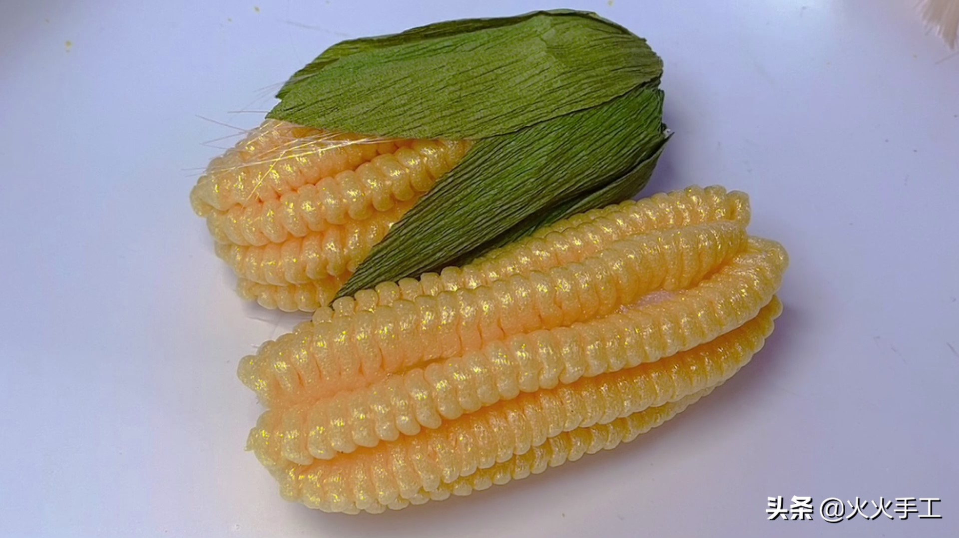 用一个水果网做的玉米简单又方便,快看这是什么