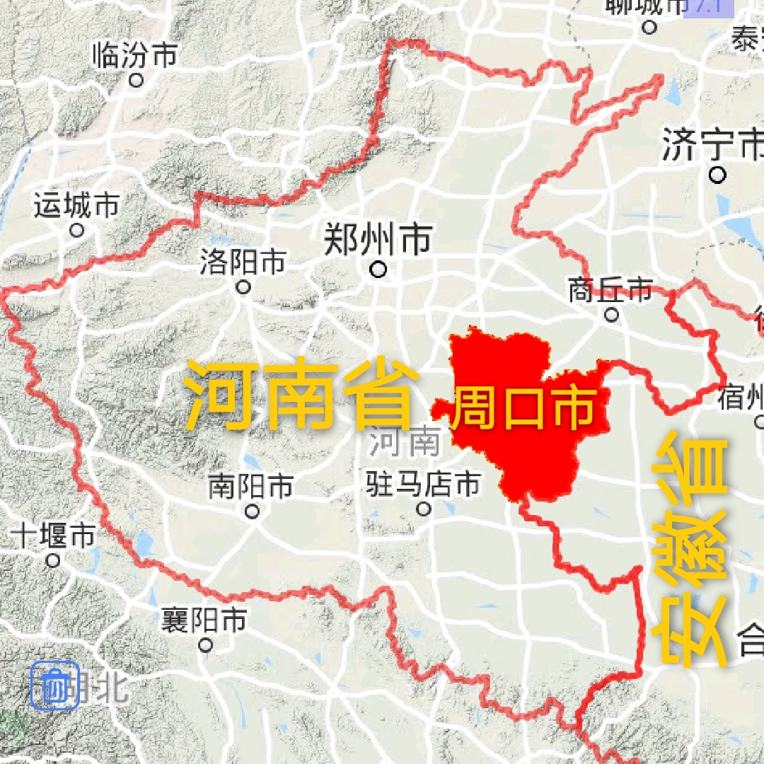 周口川汇区多大面积,周口各县建成区面积排名