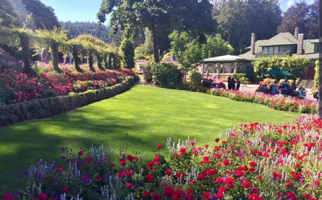 世界上最漂亮的花园图片,布查特花园旅游攻略