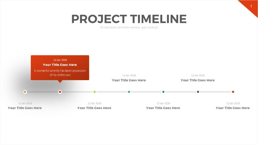 怎么在ppt里画简单的时间轴,怎么做时间翻页的ppt效果