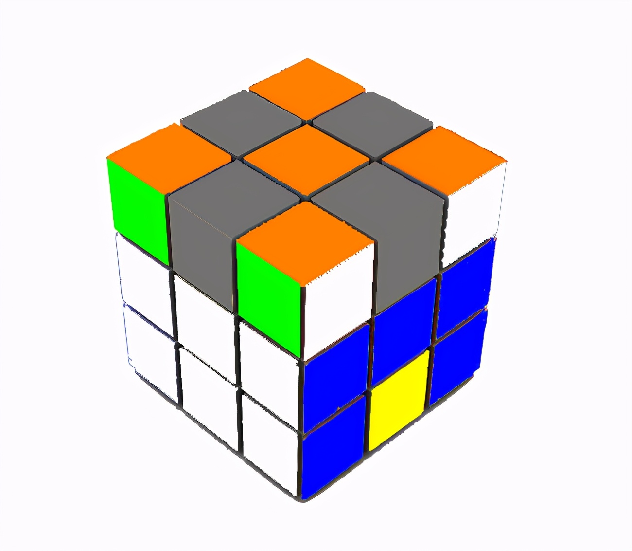 三阶魔方桥式和cfop选择哪个,桥式解法还原三阶魔方公式图