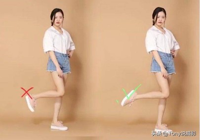 自己简单拍出大长腿怎么操作,怎样拍能拍出长腿还显瘦