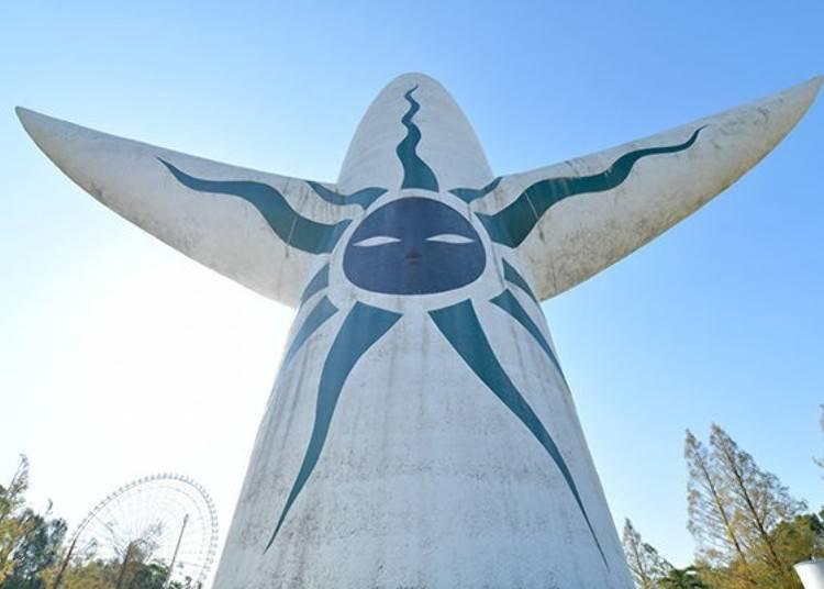 仿佛误入另一个世界的震撼景色,大阪万博公园太阳之塔