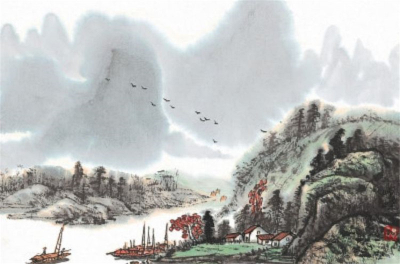 秋日雨后面对滚滚长江，柳永写下一首词，气象宏阔，成为经典名篇