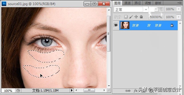 ps人像祛斑磨皮步骤,ps人像磨皮教程与五官调整