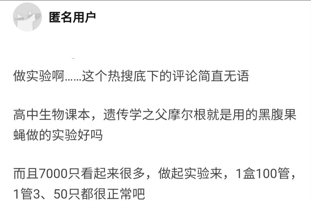 青岛海关检查出美国包裹黑腹果蝇,海关查获7000只黑腹果蝇后续