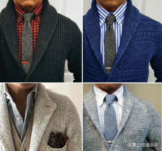 男士无领羊绒开衫怎么搭配,羊毛开衫什么款式好看男
