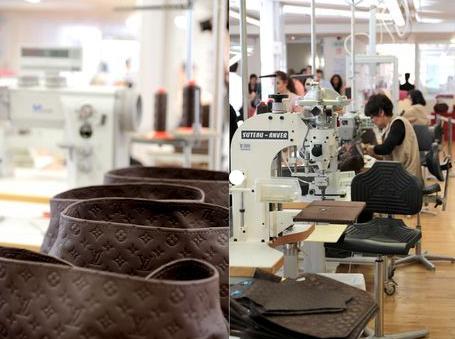 奢侈品包包生产过程,仿制奢侈品牌包包