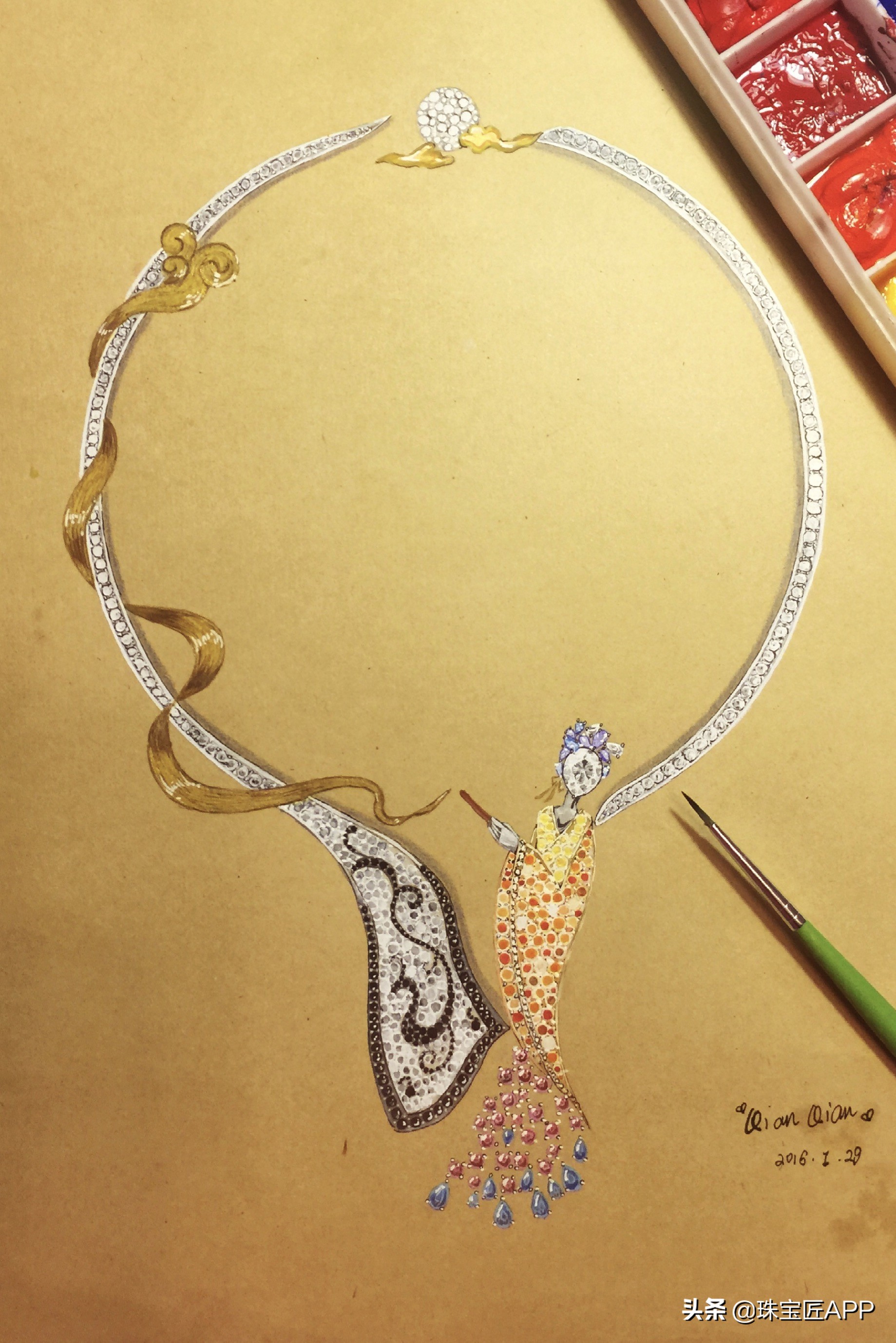 21岁创办公司,4年考了7个证,90后新锐珠宝设计师:高倩倩