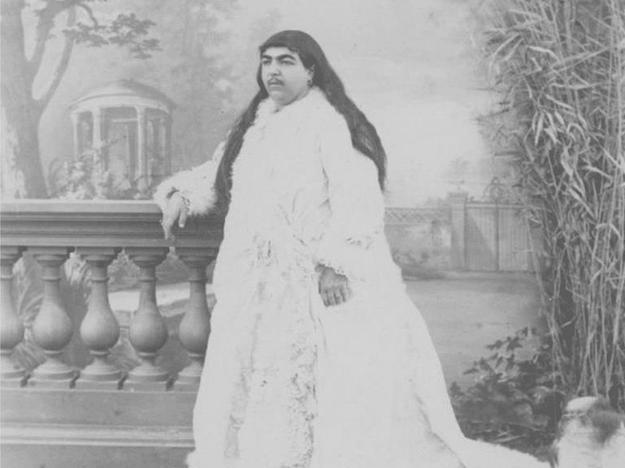 波斯公主有胡子,波斯公主真实照片