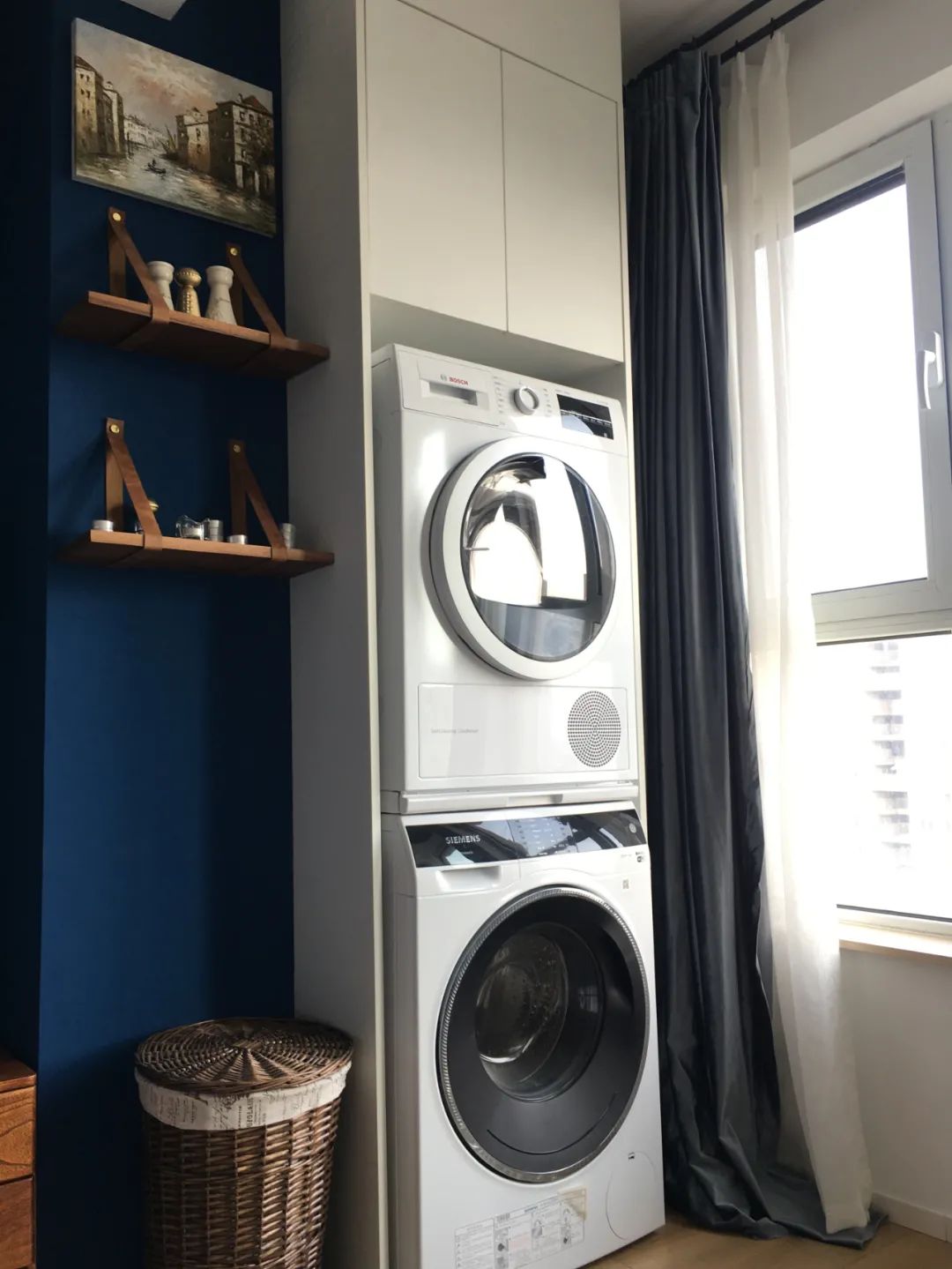 洗衣机烘干机叠放水电预留尺寸图,全屋水电预留安装教程