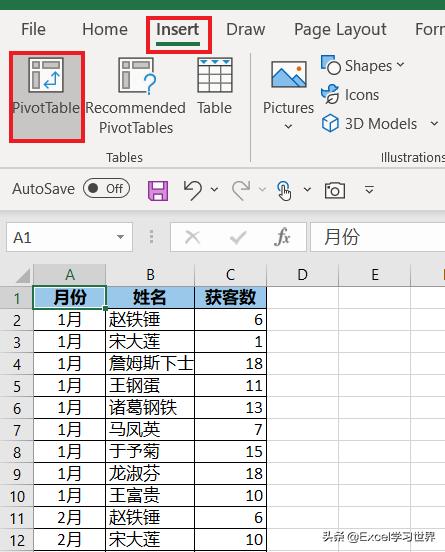 excel数据透视表如何改动数据,excel数据透视表刷新列宽保持不变