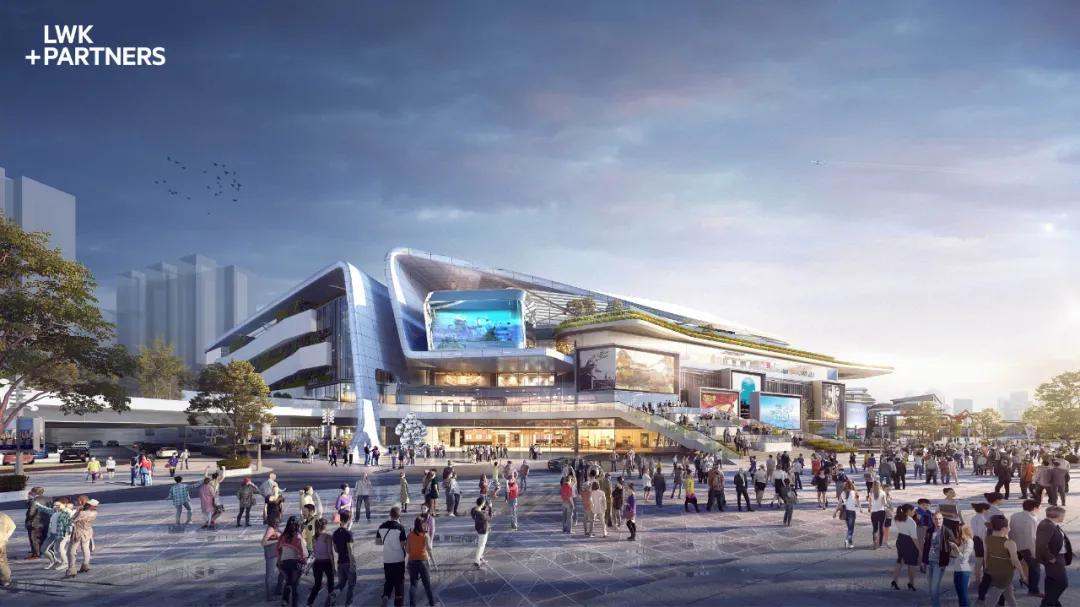 LWK梁黄顾|中山欢乐海岸购物中心及公寓设计方案出炉