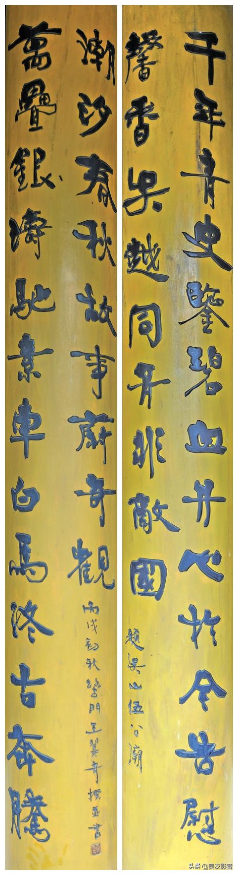 杭州景区楹联有哪些,杭州伍公庙对联