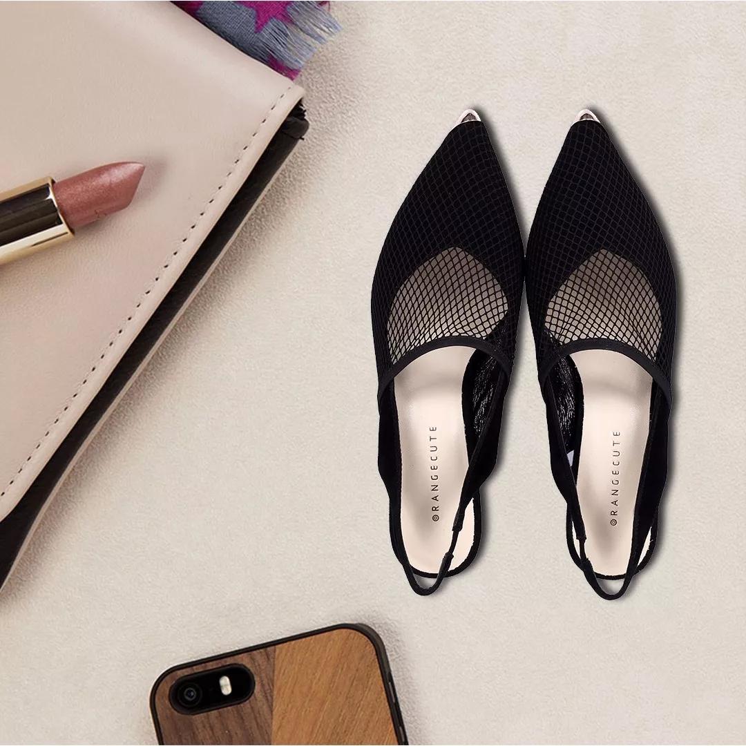 女鞋最火的一款露趾,今年超火真皮女鞋露后跟