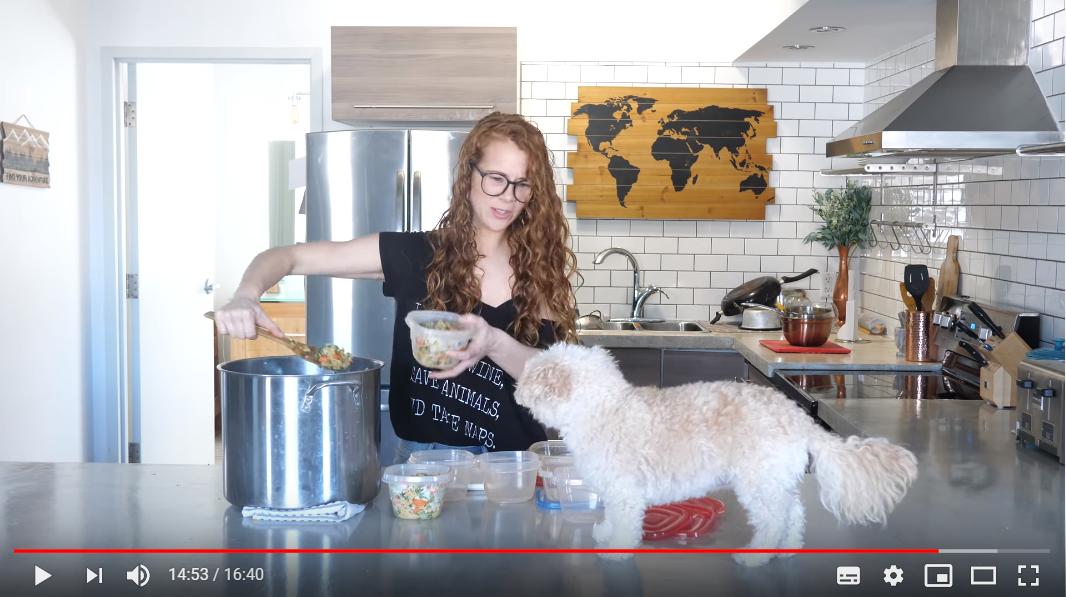 狗狗去泪痕自制狗粮,教自制狗狗鲜粮