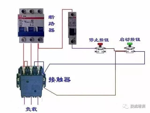 11种断路器接触器电气互锁接线图,交流接触器和断路器的接线图