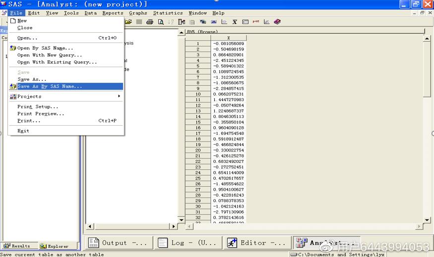sas如何对已有的数据表分析,sas描述性统计分析案例