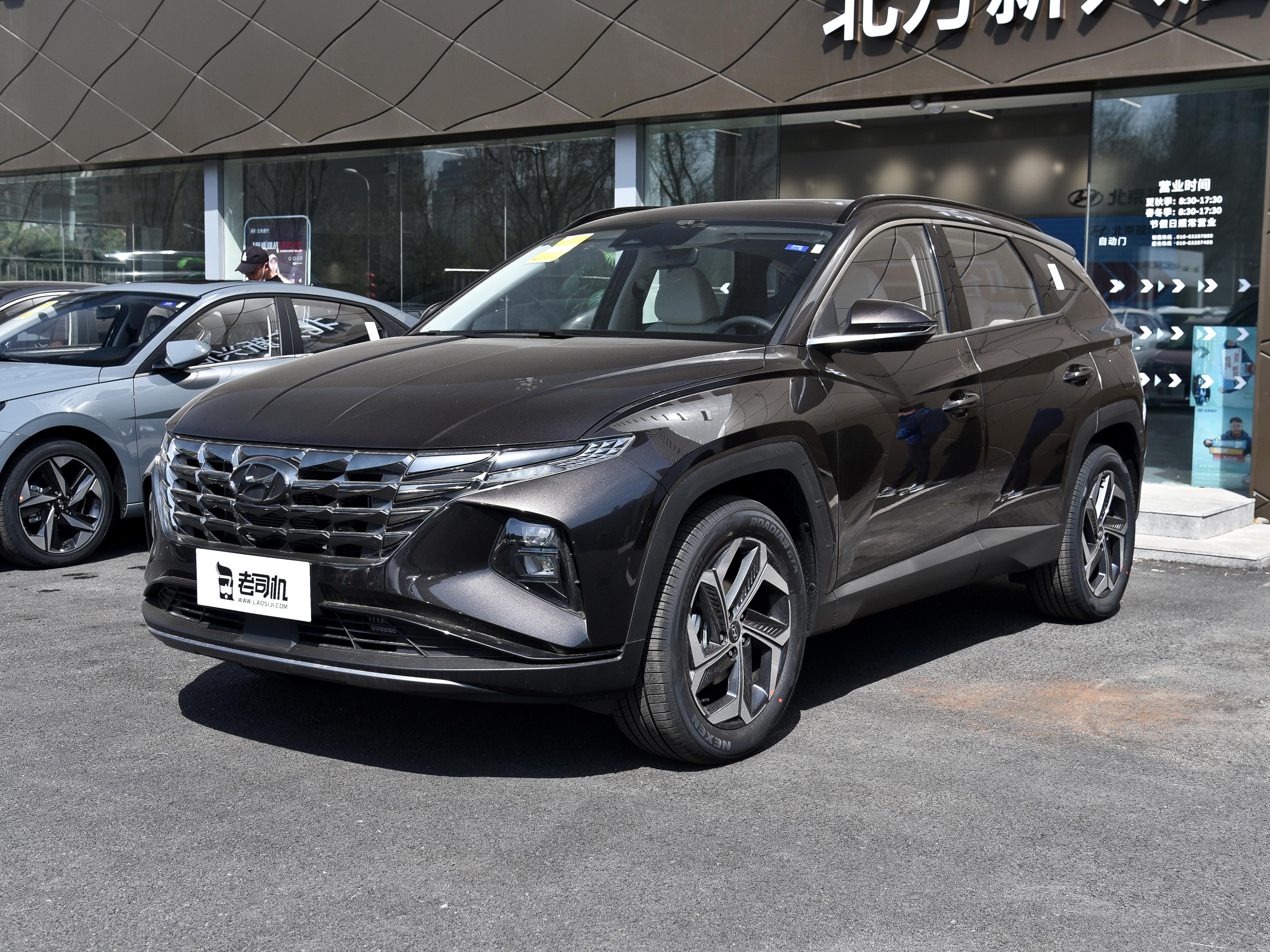 车展实拍现代新款途胜,现代全新途胜实拍搭1.6t尺寸