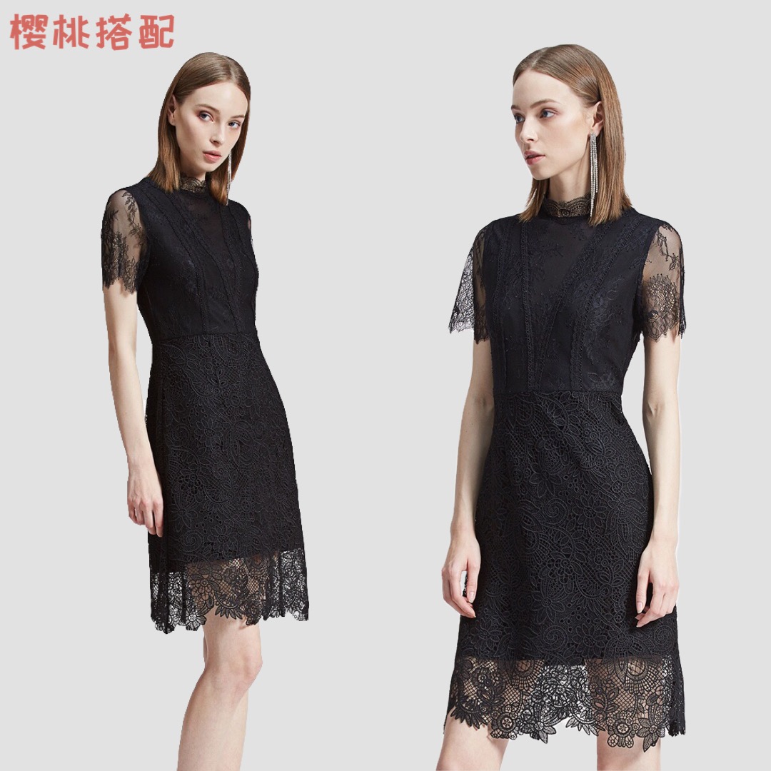 ochirly欧时力a字连衣裙,ochirly欧时力法式小黑裙