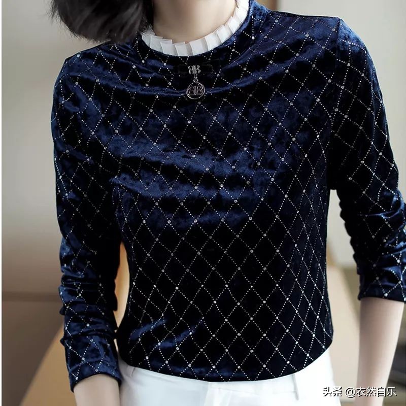 女人穿的好看的加绒衫,时髦洋气加绒小衫