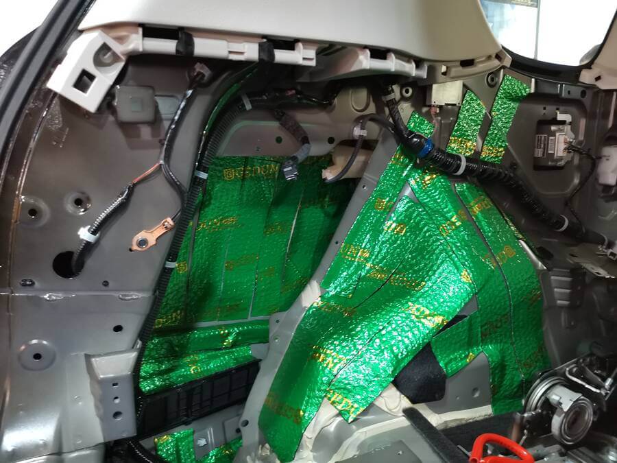 日产途乐汽车隔音要多少钱,23款途乐改装全车内饰隔音过程