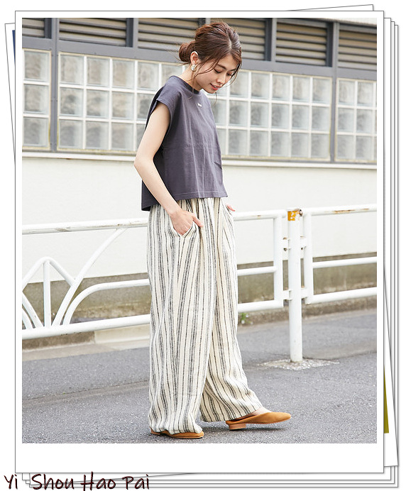 日系亚麻裤,亚麻裤搭配什么上衣好看